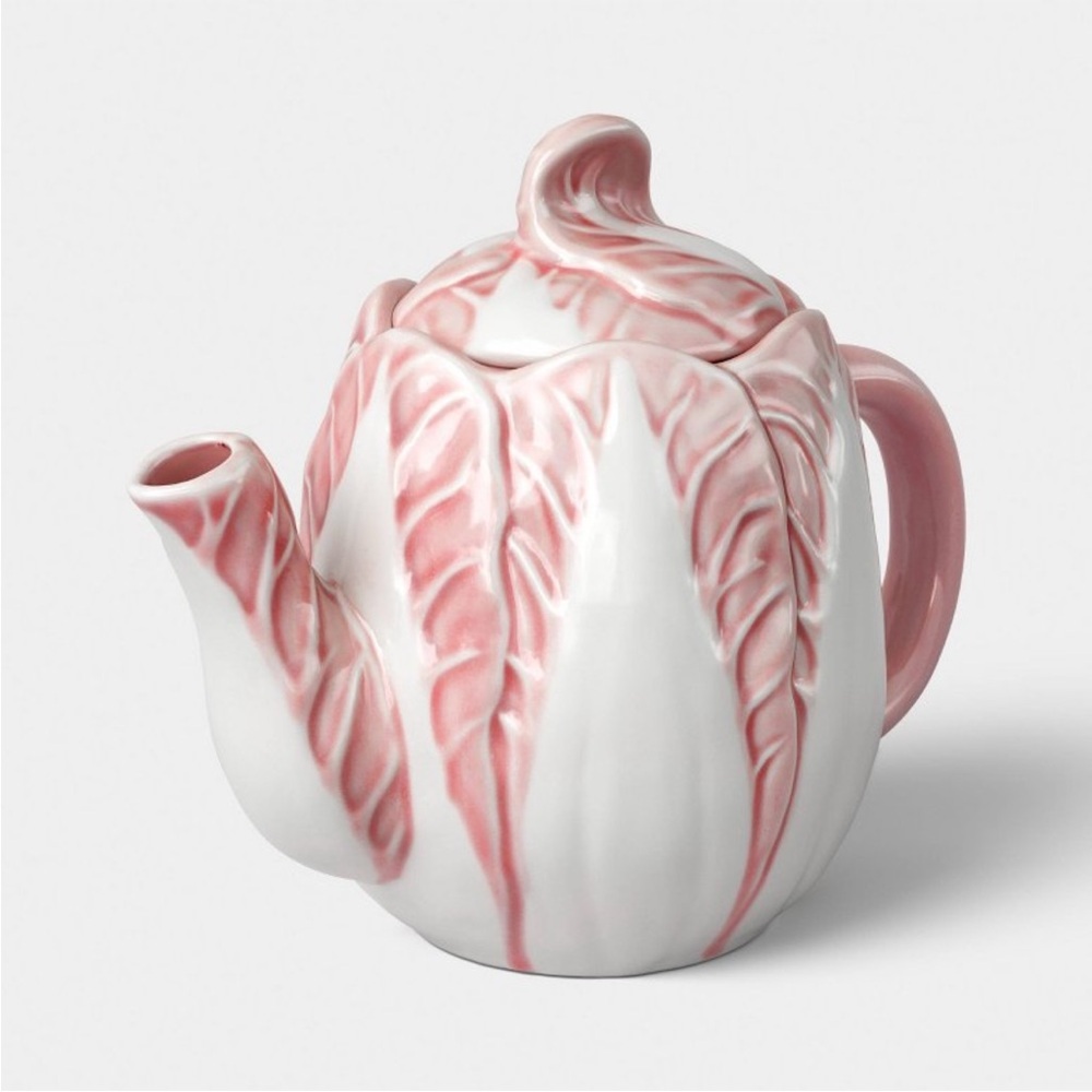 Stoneware Radicchio Teapot Pink – Threshold
